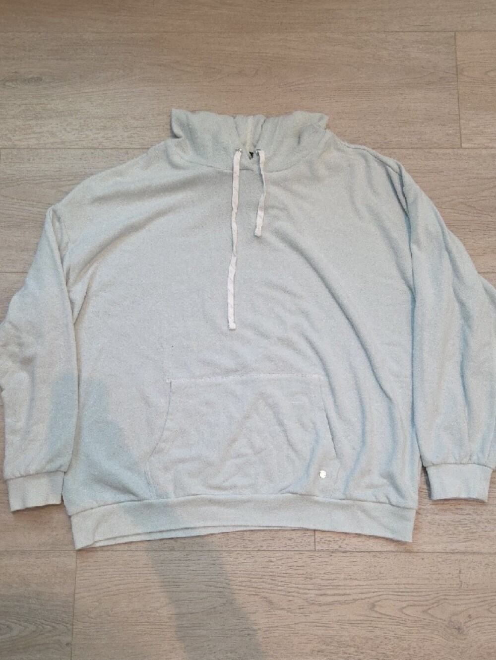 Volcom Hoodies Casual Pullover Sweatshirt Duo - Peach and Light Mint - Picture 3 of 3